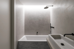 Imagen interior del baño de Rambla 29, una de las viviendas de lujo en Rambla Catalunya Barcelona.